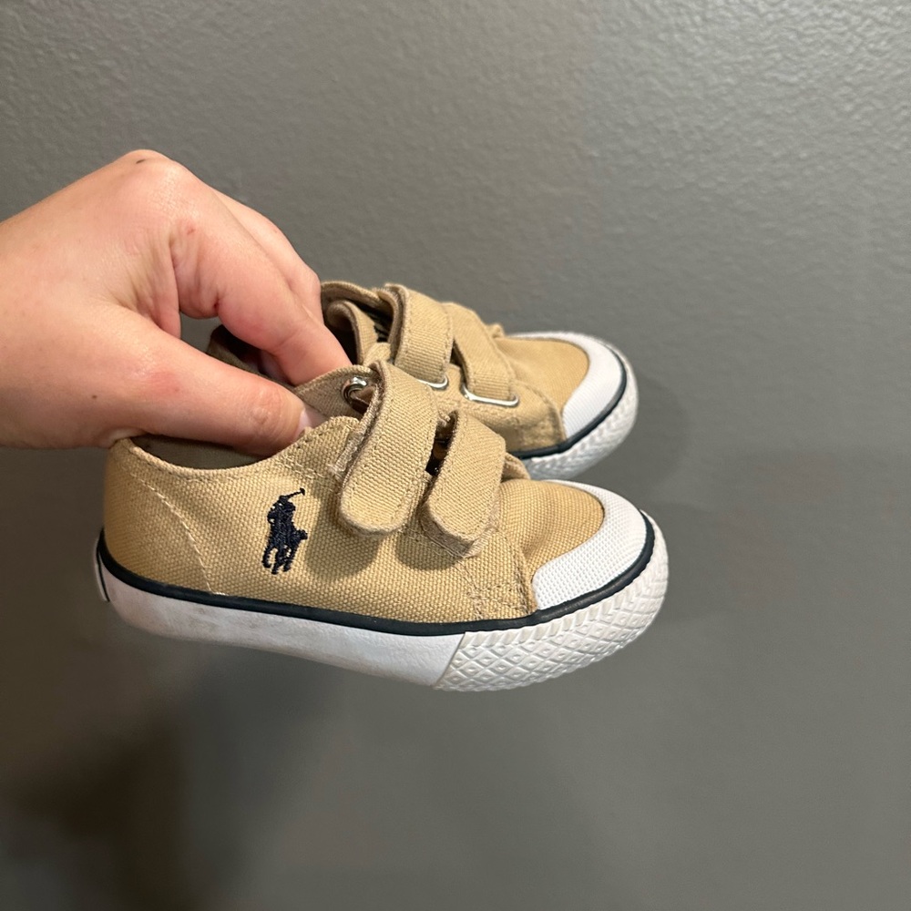Polo by Ralph Lauren Kids Beige Sneakers